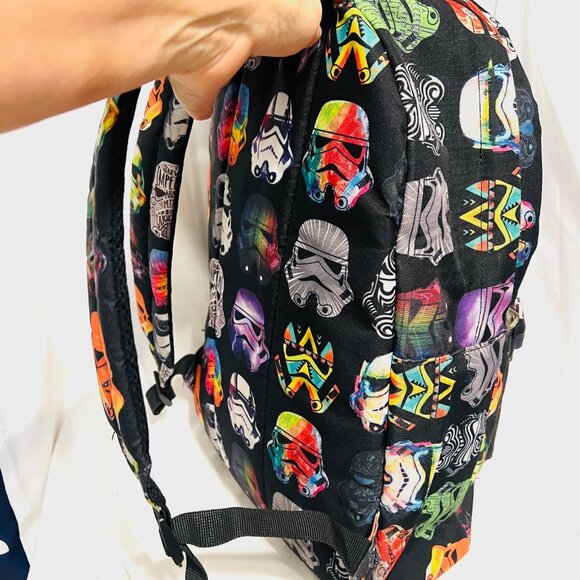 Loungefly Star Wars-Imperial Storm Keeper-Disney Parks-Helmets-Front Zip Pocket - Picture 10 of 16